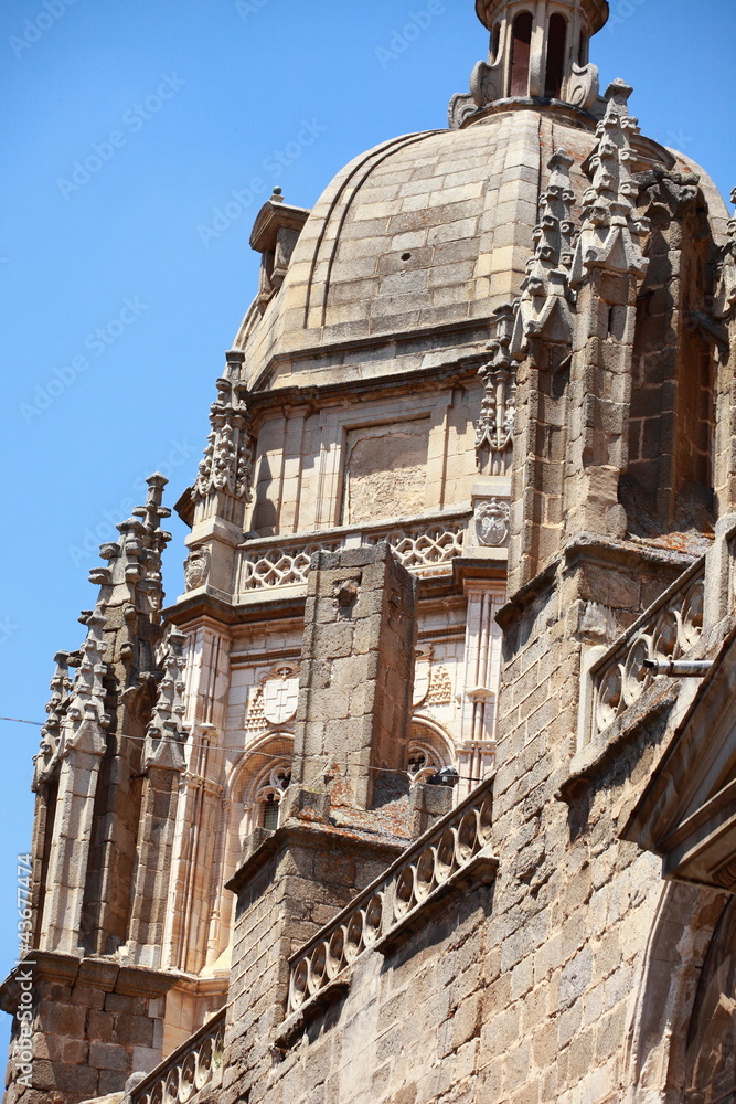 Statue of the Cathedral of Toledo, Spain Statue of the Cathedral of Toledo, Spain
