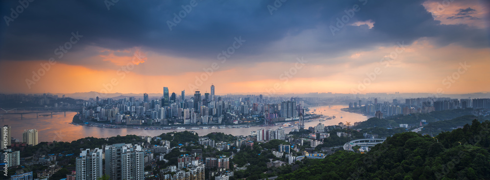 aerial view of Chongqing, China