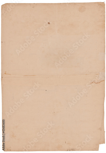 Altes Papier ca. 300 Jahre alt