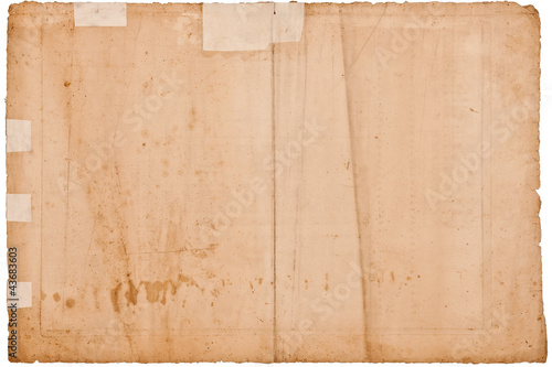 Hintergrundtextur antikes Papier ca. 300 Jahre alt