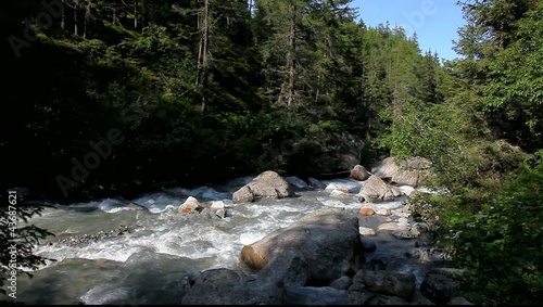 water stream in the Alps