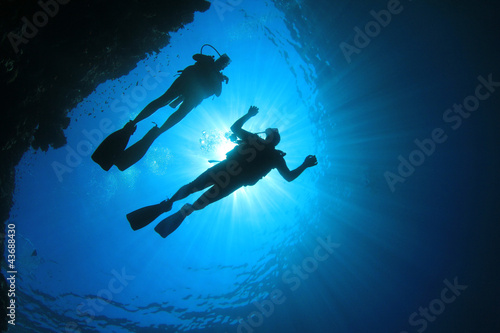 Couple of Scuba Divers