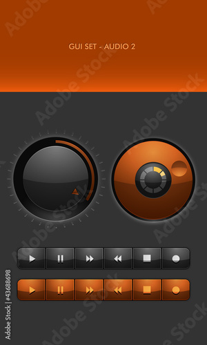 Vector GUI Set - Audio 1