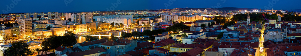 Fototapeta premium City of Zadar aerial panorama