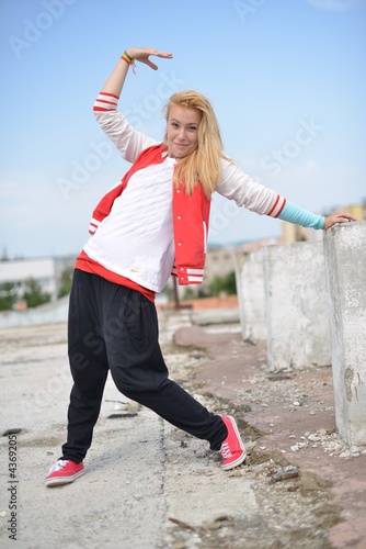 Bild auf Leinwand danseur