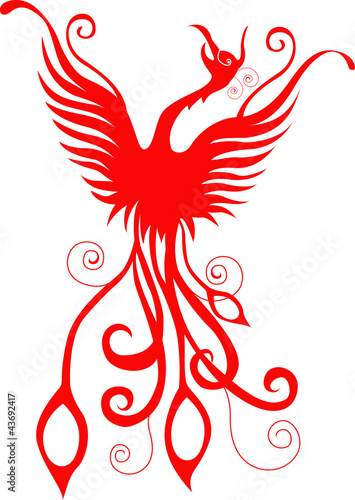 silhouette of phoenix