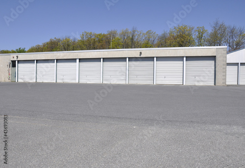 Fototapet row of garages