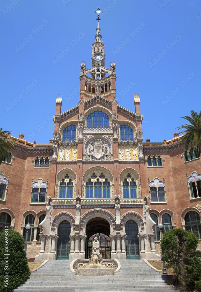 Hospital de la Santa Creu i Sant Pau, Barcelona, Spain