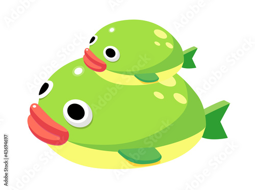 vector icon fish