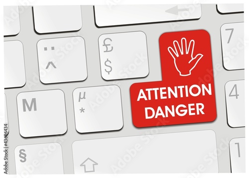 clavier attention danger