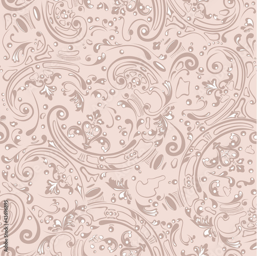 Seamless pattern .Ornate lilac background