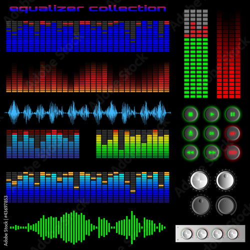 Equalizers and software buttons