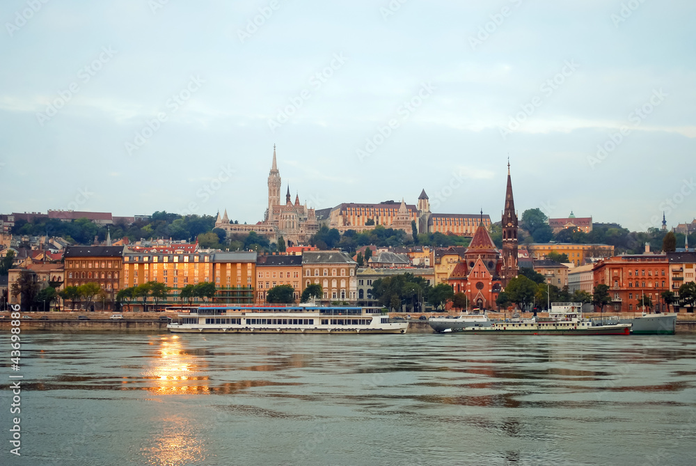Budapest, Danube view at Buda