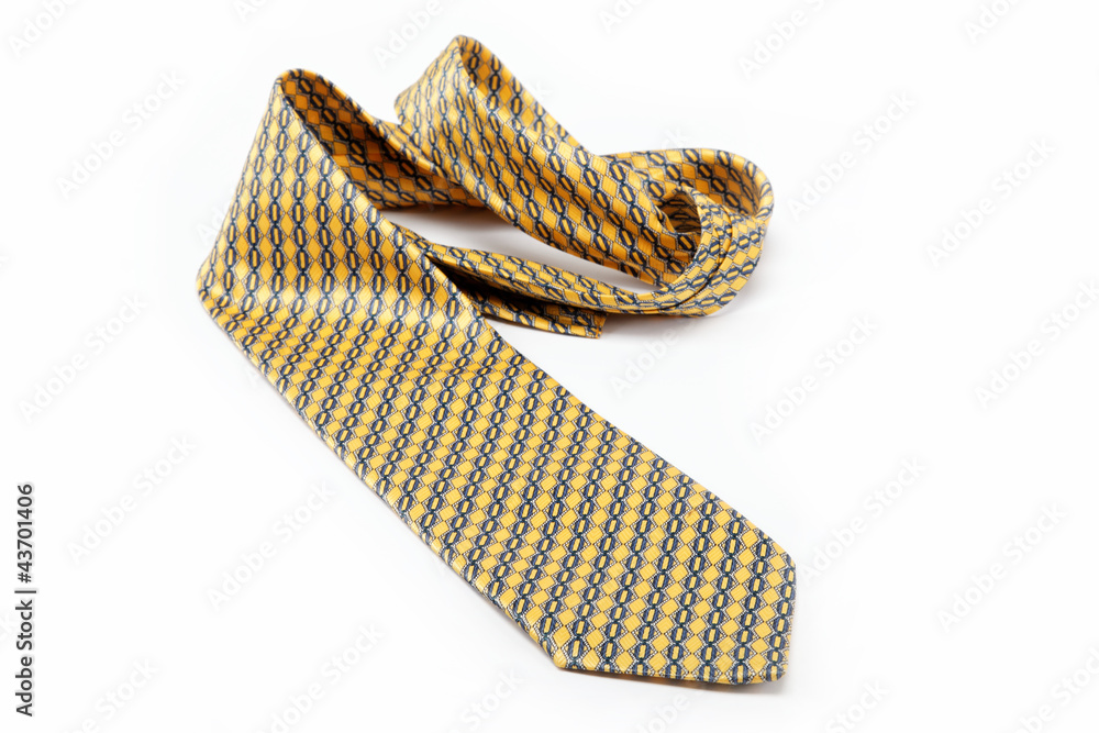 Luxury tie on white background Luxury tie on white background