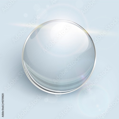 Glass ball  background