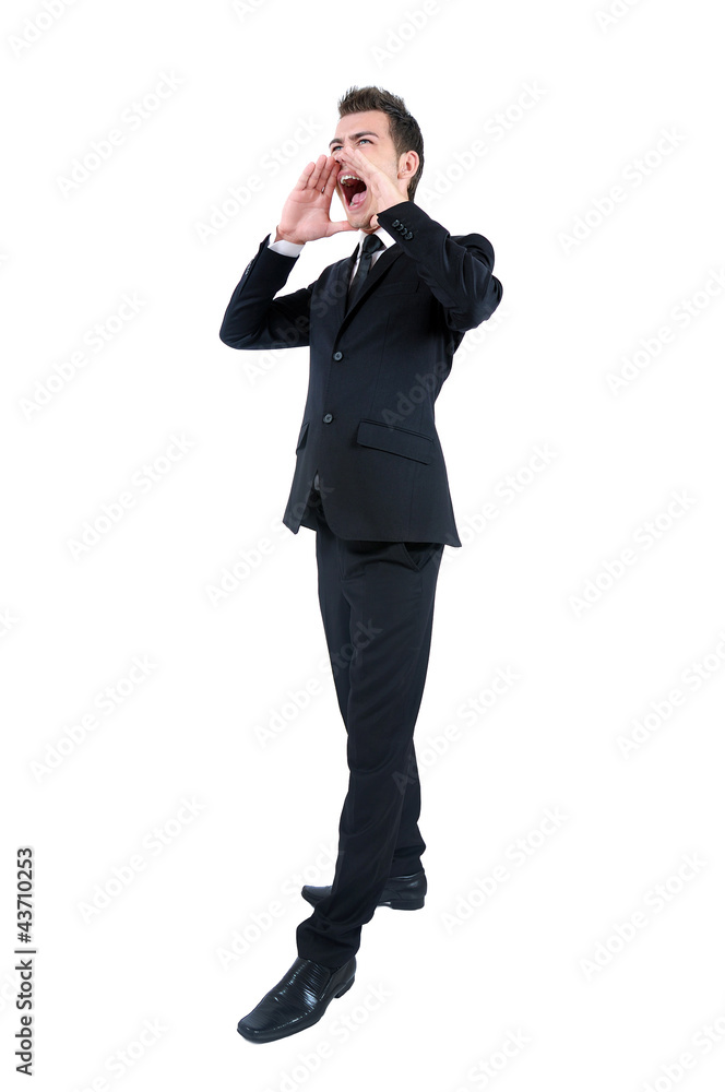 Business man isolated Business man isolated