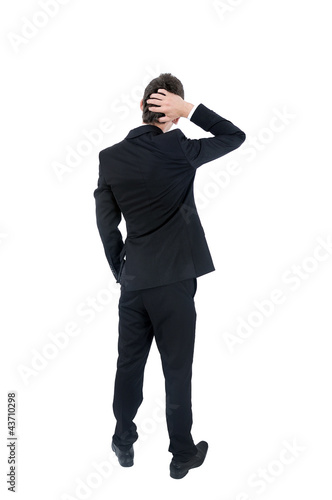 Business man isolated