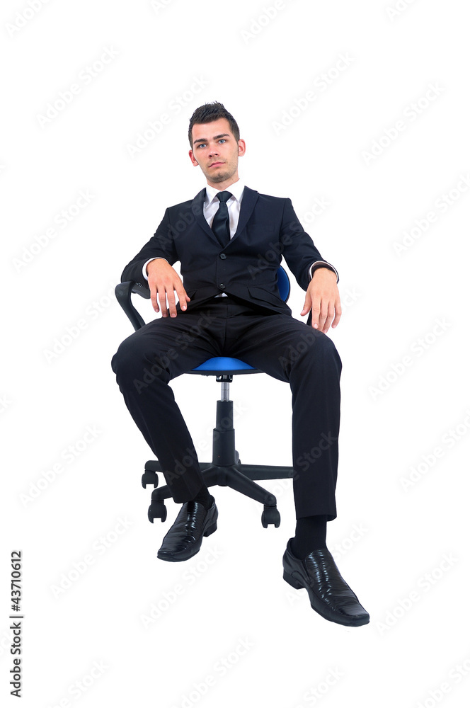 Isolated business man Isolated business man