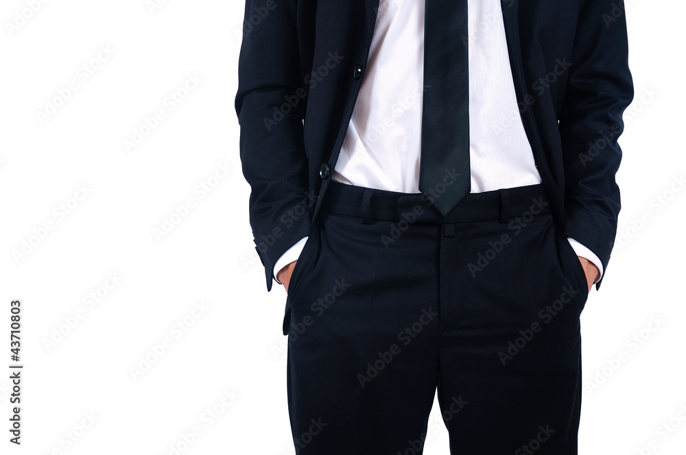 Isolated business man Isolated business man