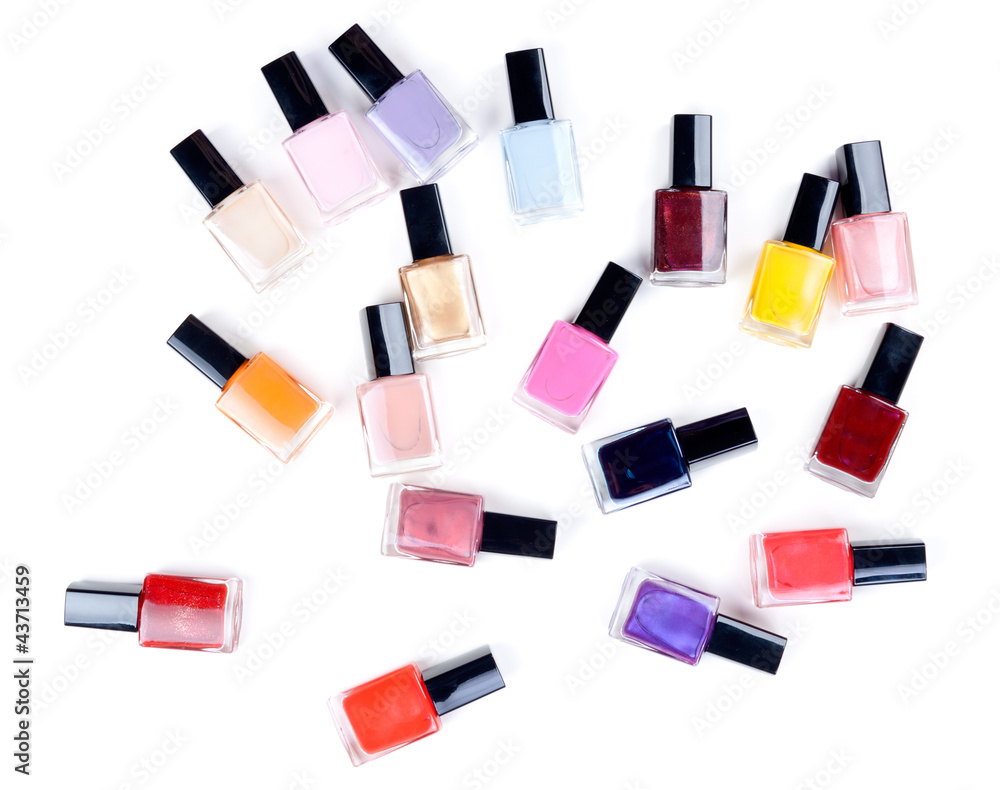 Obraz premium Vials nail polish in bulk