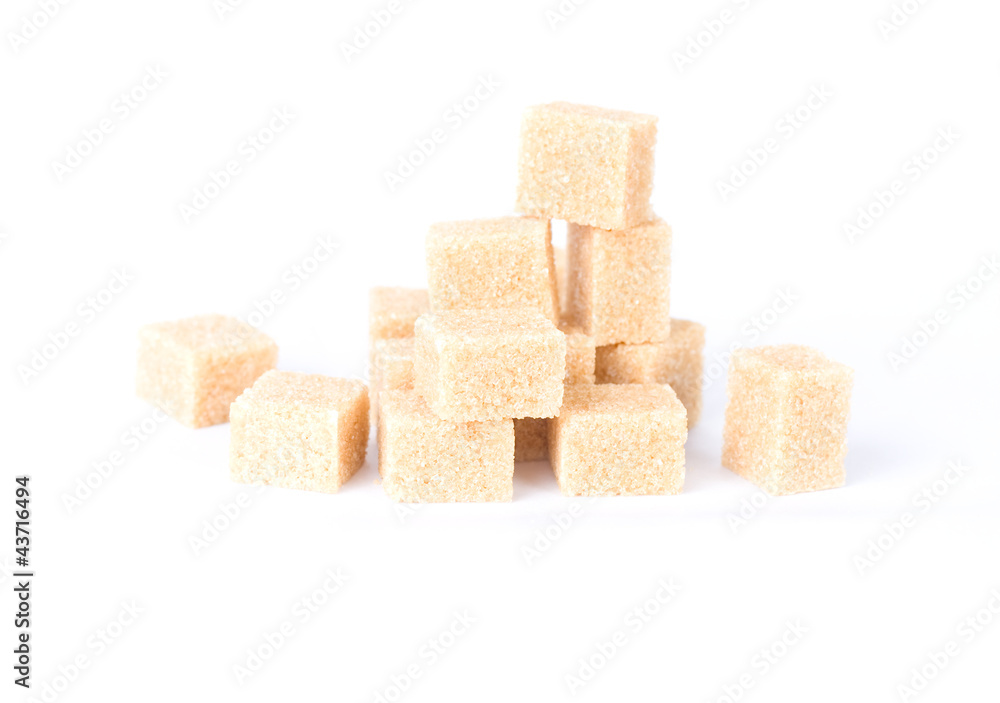 A pile of sugar cubes A pile of sugar cubes