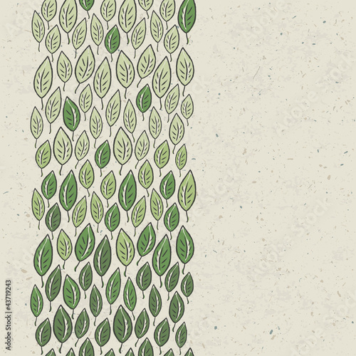 Green leaves background. Vector, EPS10
