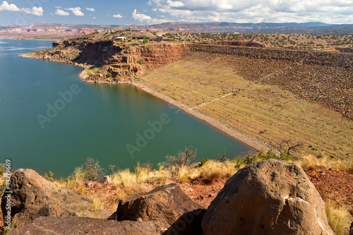 Abiquiu Lake dam, New Mexico reservoir