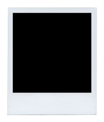 Empty photo polaroid