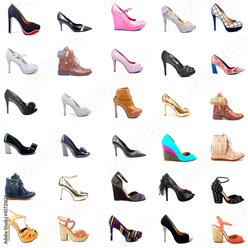 Ladies Shoes Collage