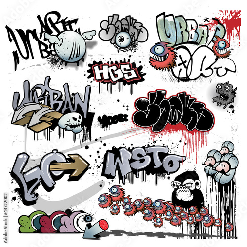 graffiti urban art elements