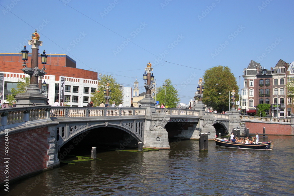 Obraz premium pont d'admsterdam