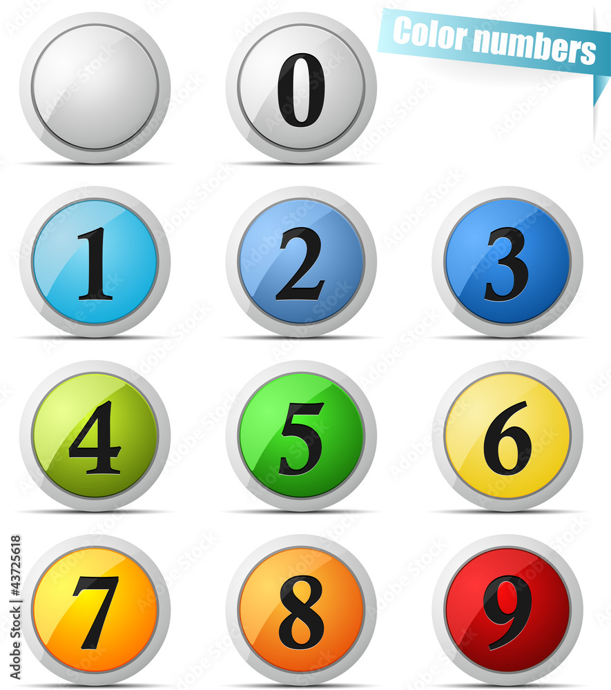 Number buttons Number buttons