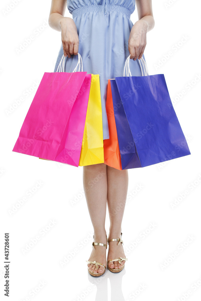 Shopping Bags (on White)