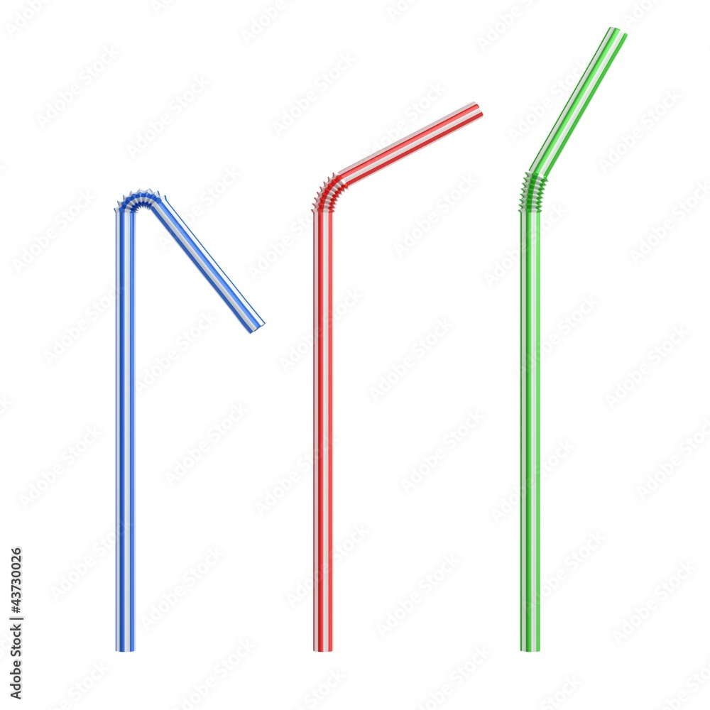 drinking straw isolated on white drinking straw isolated on white
