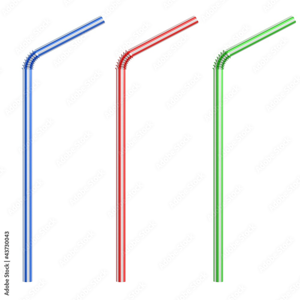 drinking straw isolated on white drinking straw isolated on white