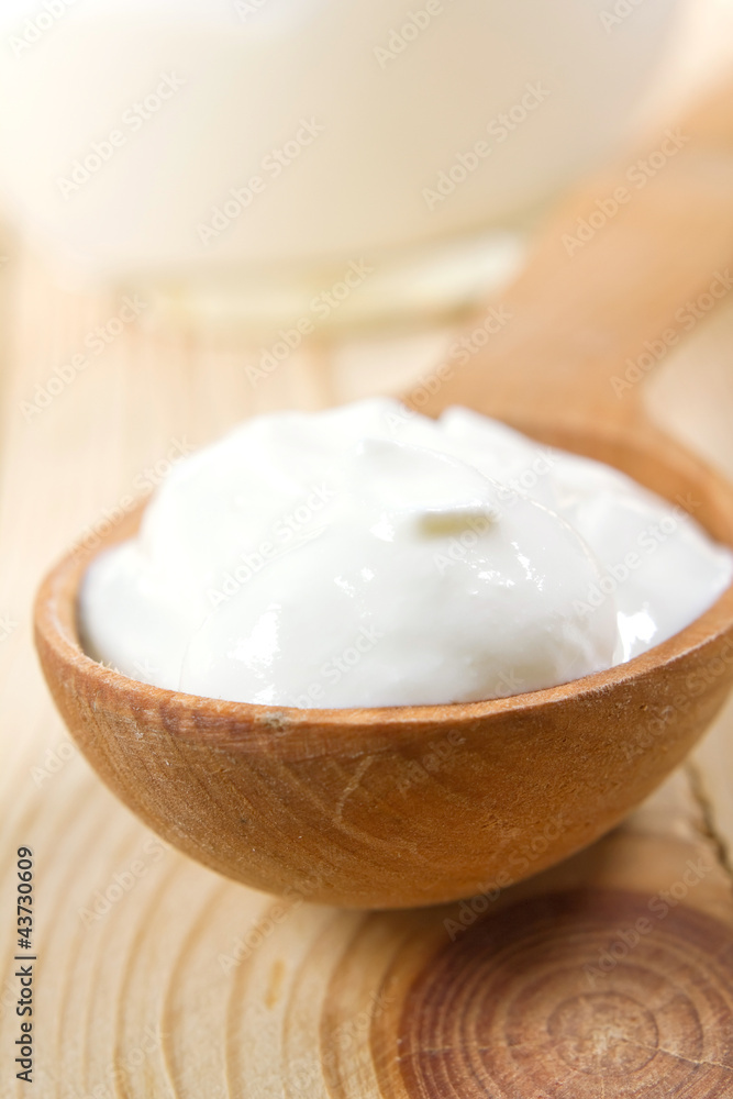 Fresh sour cream Fresh sour cream