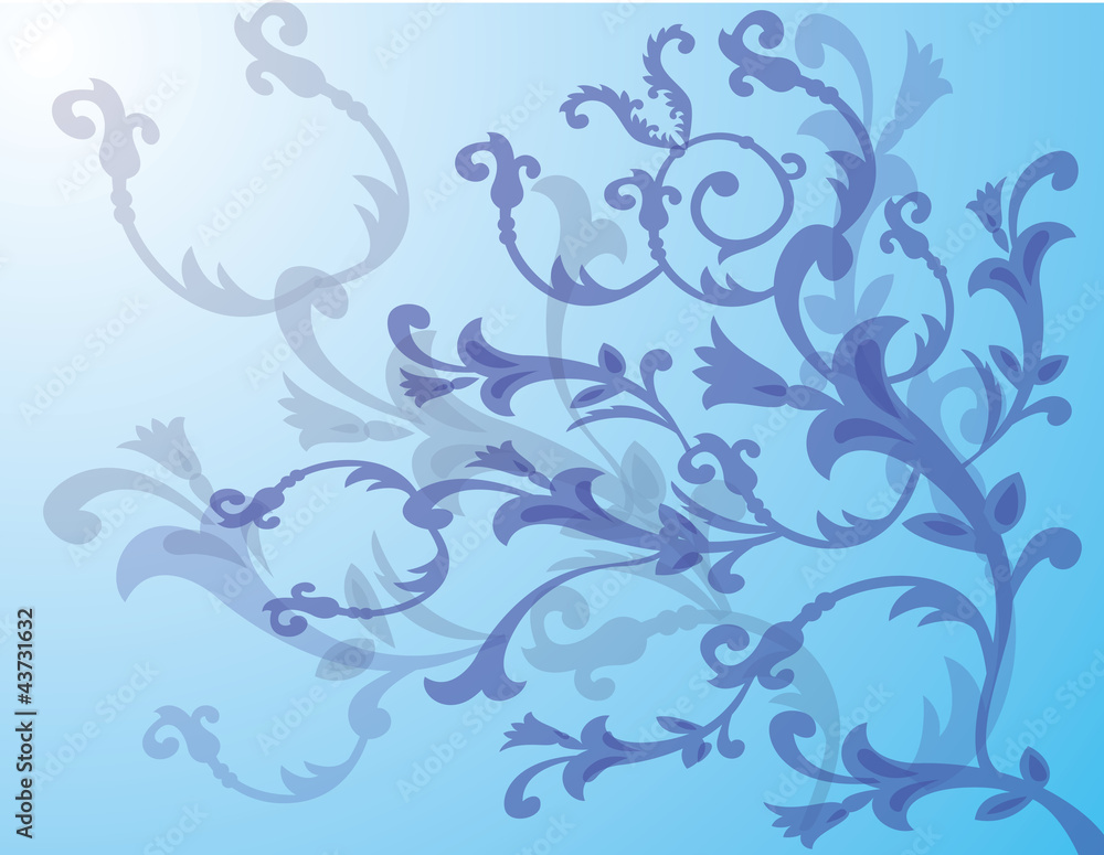 Naklejka premium floral design