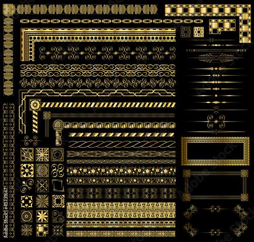 Gold Border Elements