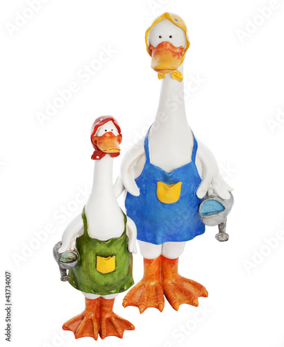 Ceramic figurine of a goose