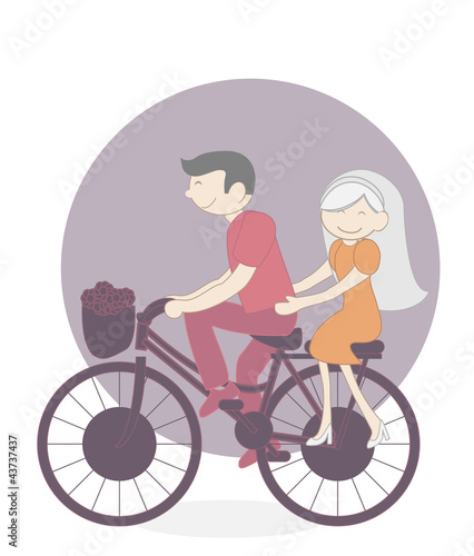 couple bicycle