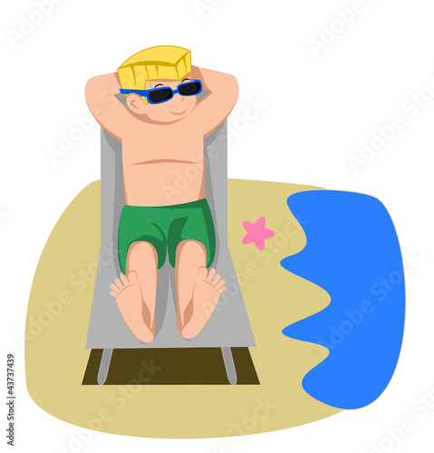 kid enjoy at beach