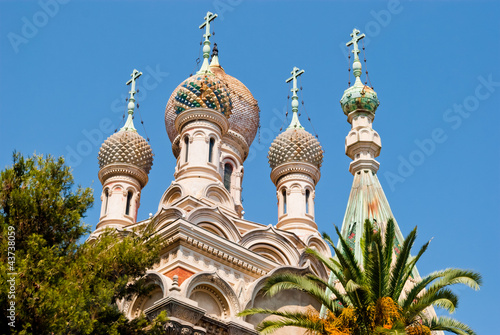 Russian Church detail, Sanremo, Italy photo