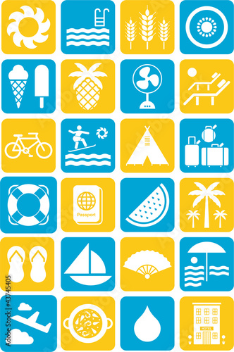 Summer icons