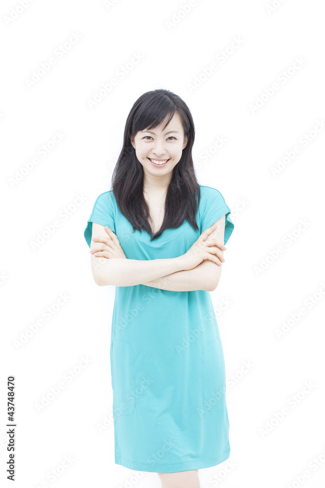 笑顔の女性 笑顔の女性
