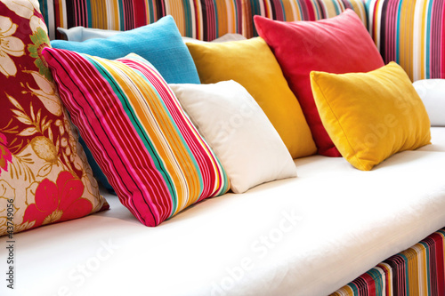 colorful pillow photo