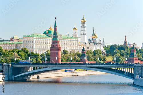 The Kremlin, Moscow, Big Stone Bridge, Palace and Cathedrals