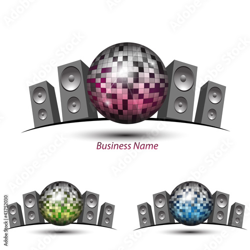 logo disco ball