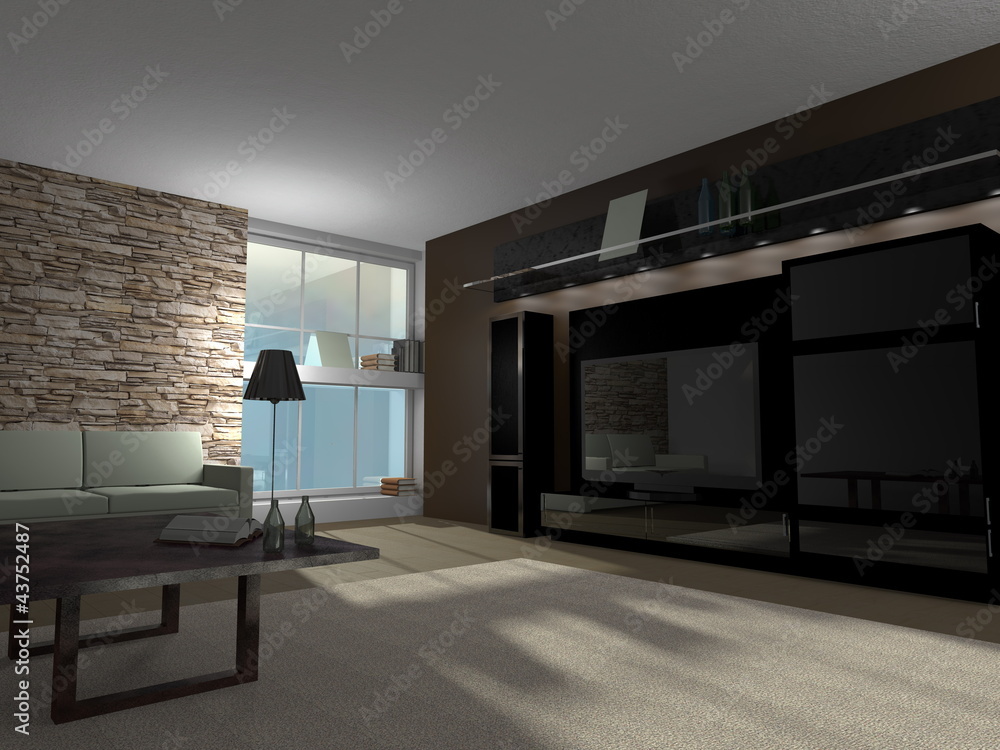 Fototapeta premium modern home interior