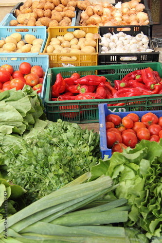 Einkauf am Gemüsestand