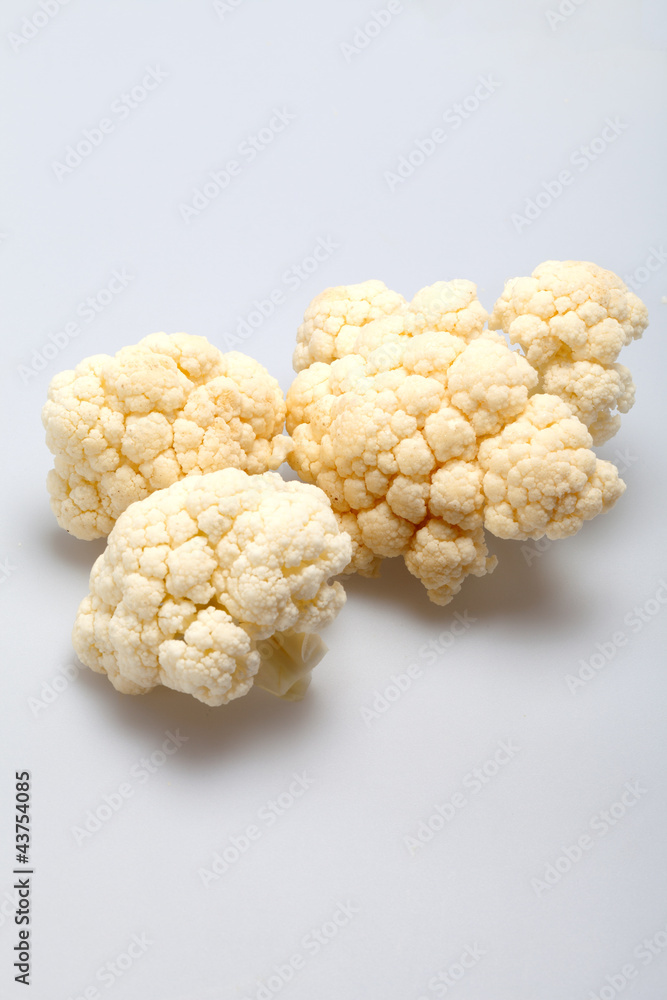 Fresh cauliflower isolated on white Fresh cauliflower isolated on white